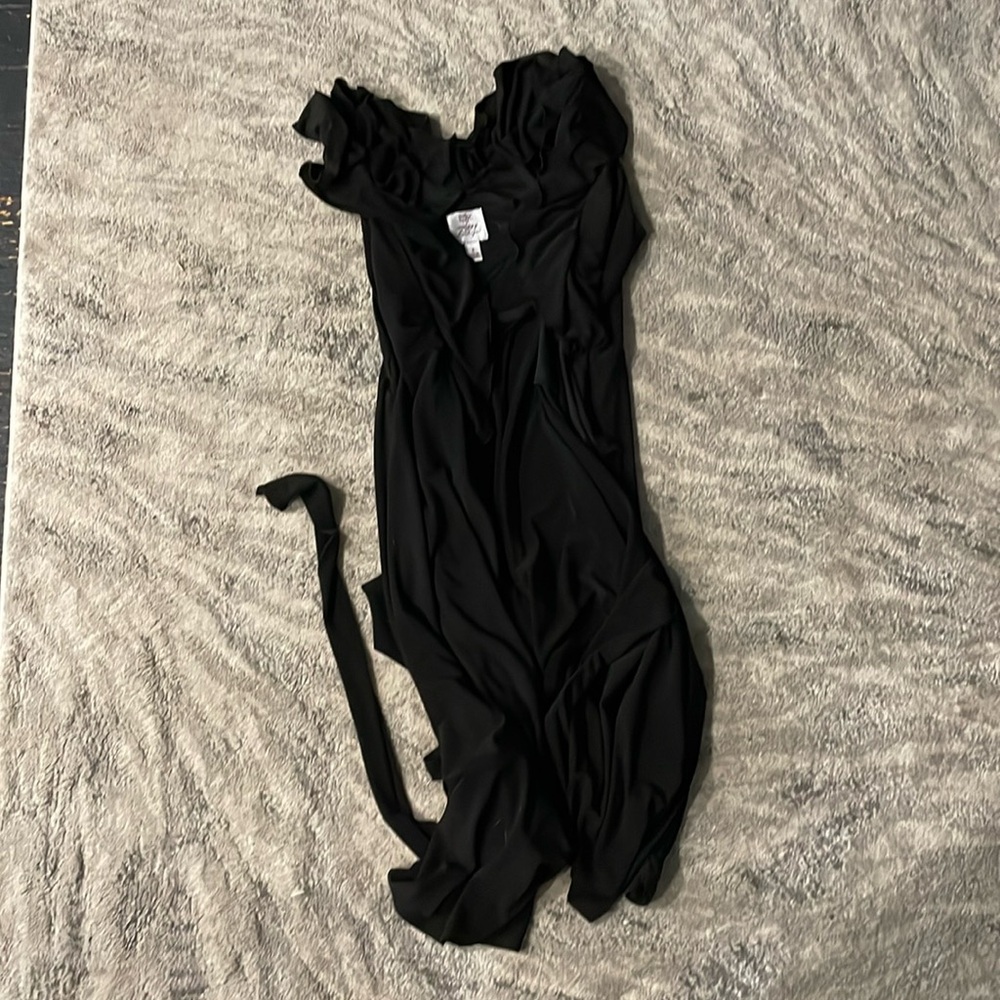Black Wrap dress 4